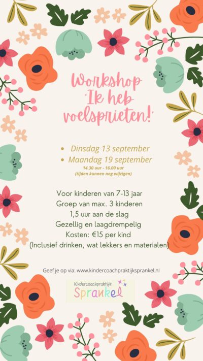 Poster ‘ik heb voelsprieten’